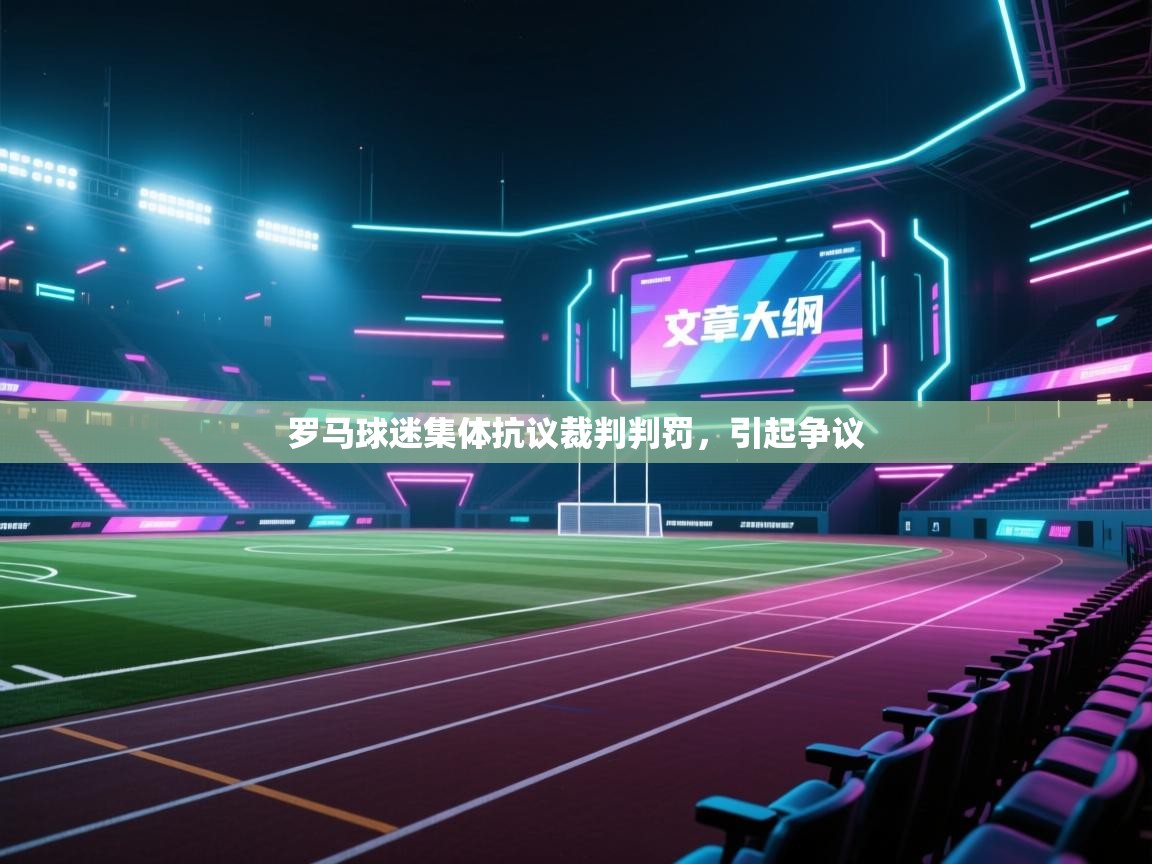 罗马球迷集体抗议裁判判罚，引起争议  第1张